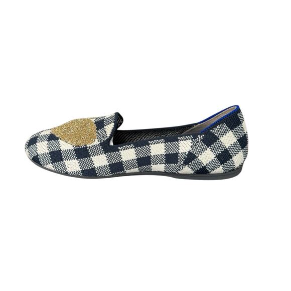 New! Rothy's Kids Gingham Heart Limited Edition Loafers - Size 3 - Picture 3 of 7